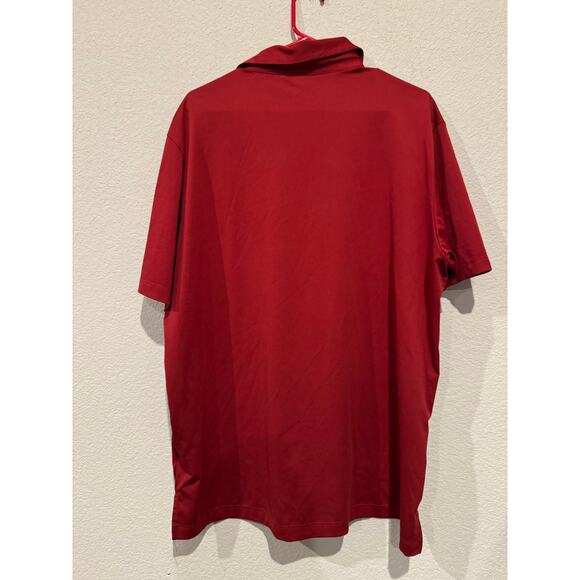 Columbia Men's Size XL Golf Short Sleeve Polo T-shirt Vibrant Red - Picture 2 of 4